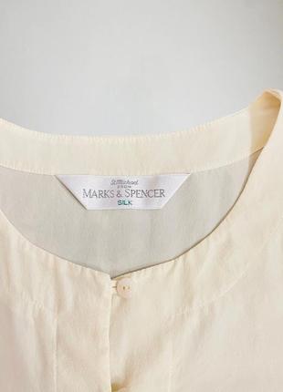 Винтажная нюдовая шёлковая кремовая блуза винтаж телесный топ шелк шовк m l2 фото