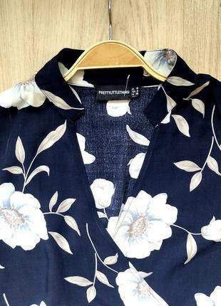 Блуза на запахе с завязками4 фото