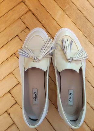 Clarks тоферы туфли лофери 40р