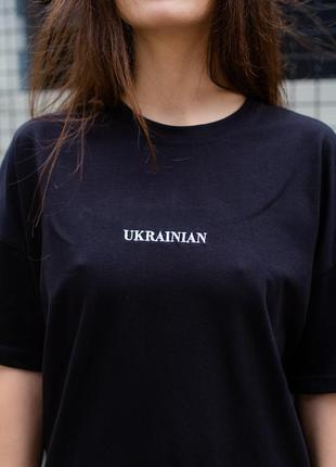 Оверсайз футболка without ukrainian black woman 80486033 фото