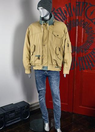C&a винтажная мужская куртка с капюшоном, бомбер6 фото