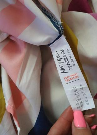 Nasty gal индия шикарный яркий костюм юбка топ с воланами л-хл2 фото