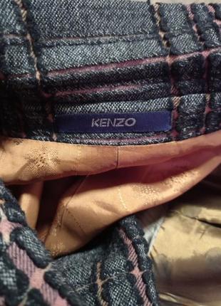 Брендове шикарне вовняне пальто kenzo homme,p.528 фото