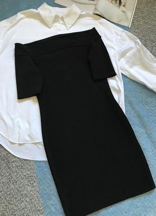 Бандажна сукня з відкритими плечима1 фото