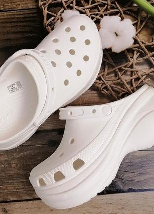 Жіночі крокси сабо на платформі crocs classic хіт продажів