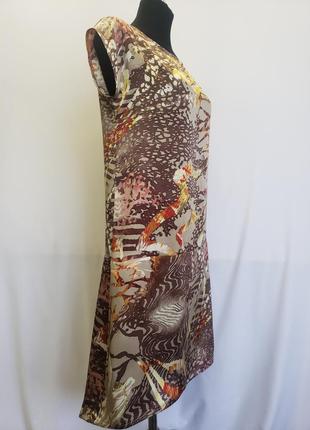 Літній шовкову сукню, італійський шовк натуральний, принт леопард, фентезі4 фото