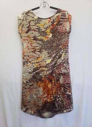 Літній шовкову сукню, італійський шовк натуральний, принт леопард, фентезі10 фото