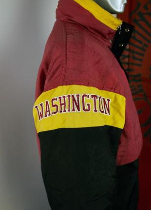 Starter вінтажна чоловіча чорна куртка з 90-х, бомбер washington redskins4 фото