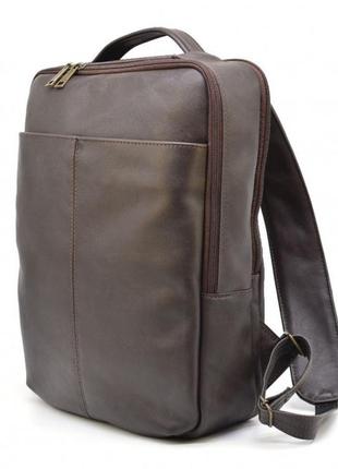 Кожаный мужской рюкзак коричневый tarwa gc-7280-3md