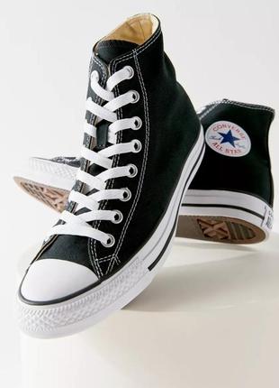 Оригінал кеди converse all star chuck taylor hi black m9160c високі чорні класика конверс хіт сезону1 фото