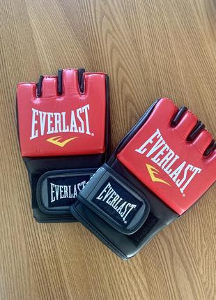 Перчатки для mma everlast pro style grappling gloves2 фото