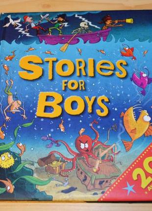 Stories for boys, 20 историй в книге, детская книга на английском