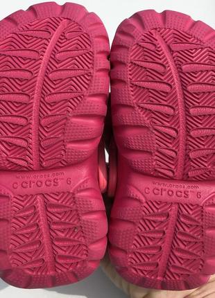 Crocs Classic Lined Clog Çocuk Gri Terlik для дівчинки7 фото