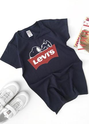 Футболки levi’s snoopy все размеры и цвета1 фото