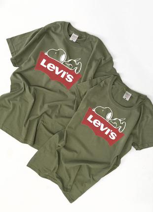 Футболки levi’s snoopy все размеры и цвета