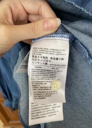 Джинсовая рубашка levis4 фото