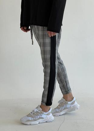 Чоловічі штани в клітинку