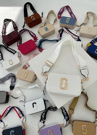 Сумка marc jacobs the snapshot white gold 7
