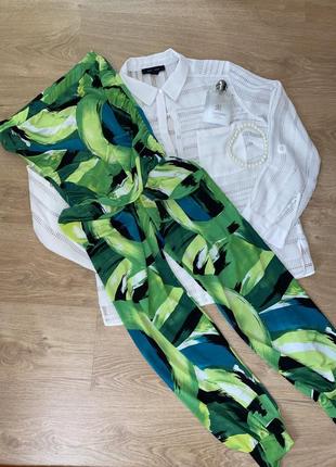 Комбинезон женский на лето зелёный, италия