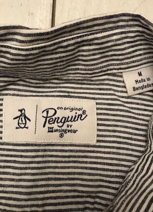 Новая мужская рубашка penguin (m)3 фото