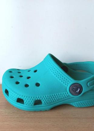 Класні крокси шльопанці сабо crocs c7 по устілці 14,6 см