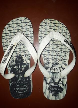 Вьетнамки havaianas star wars звездные войны сланці шлепанцы оригинал1 фото