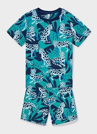 Хлопковая пижама c&a, 134 см