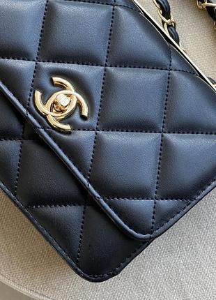 Сумочка в стилі chanel mini black3 фото