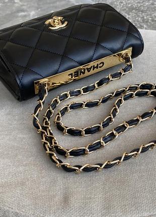 Сумочка в стилі chanel mini black 2