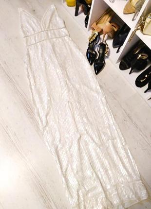 Эксклюзивное премиум платье с декоративной отделкой пайетками5 фото