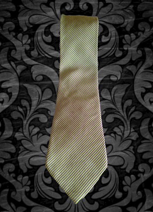 Классический салатовый с фиолетовыми линиями шелковый шелк 💯 широкий галстук  краватка самовяз от бренда essence suit concept lkj