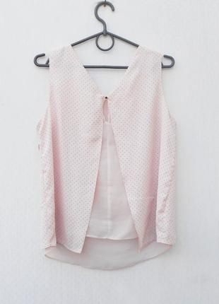Блузка  блуза в горошек с интересной спинкой5 фото