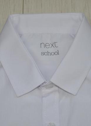 13 років 158 см дуже модна фірмова сорочка класика для хлопчика next некст шкільна форма4 фото