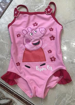 Купальник pepa pig 12-18 месяцев