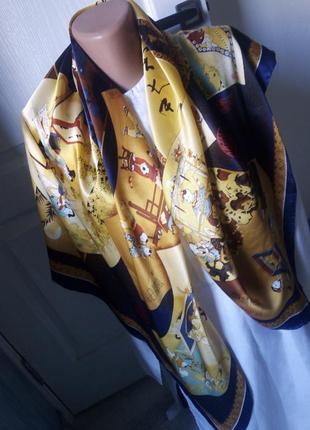 Хустина японія велика шаль в стилі kenzo3 фото