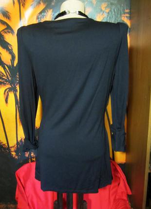 Гарний віскозний кардиган з вшитим сукнею від barbara hulanicki р-р 125 фото
