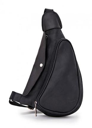 Шкіряний рюкзак слінг на одне плече ra-3026-3md tarwa2 фото