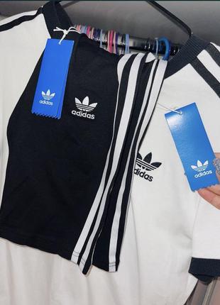 Жіночі велосипедки adidas three stripes cycling shorts женские спортивные велосипедки adidas2 фото