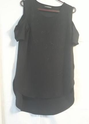 Шикарная блуза на рукавах вырезы вышивка бисер1 фото