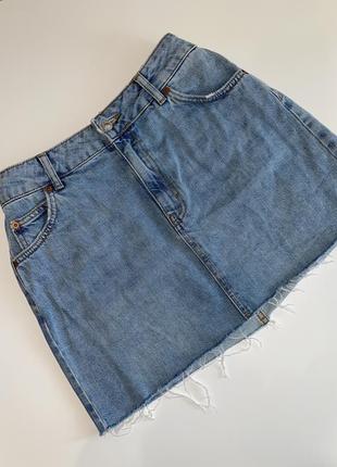 Джинсова спідниця topshop джинсовая юбка1 фото