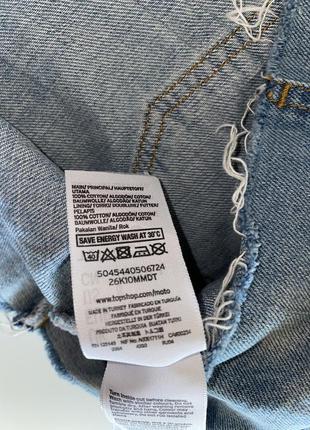 Джинсова спідниця topshop джинсовая юбка5 фото