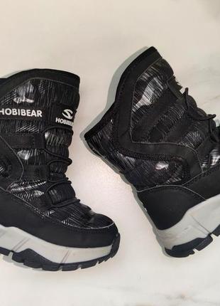Зимові чобітки-дутики комуфляжные hobibear розмір 27 (17 см)9 фото