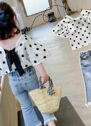 Стильний костюмчик для дівчинки