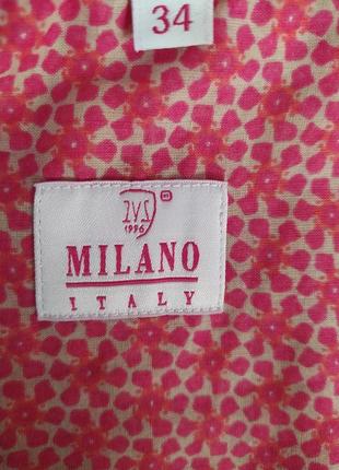 Натуральна бавовняна теніска футболка жіноча сорочка блузка milano italy9 фото