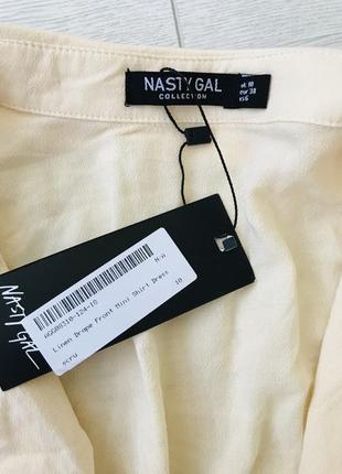 🛍брендове оригінальне плаття nasty gal з зборкою і потаємним замочком збоку6 фото