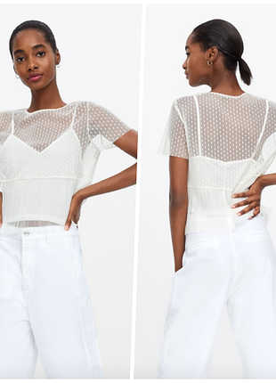 Блуза футболка zara