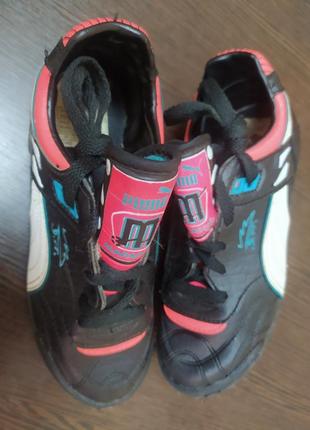 Кросівки рідкісні стоноги коллекционка шкіра вінтажні nos 90s puma no 10 універсальний...