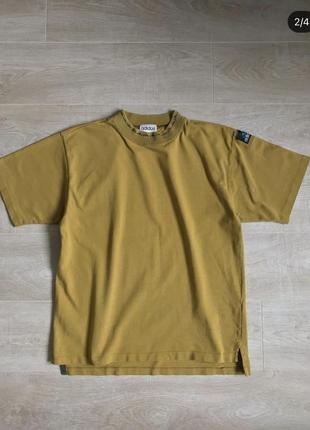 Футболка вінтаж vintage adidas equipment logo neck t shirt