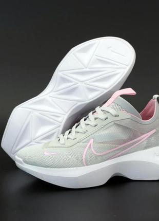 Летние текстильные женские кроссовки nike vista lite. цвет розовый