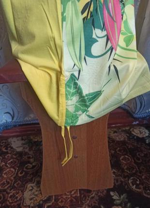 Женская яркая футболка с цветочным принтом tiptop4 фото